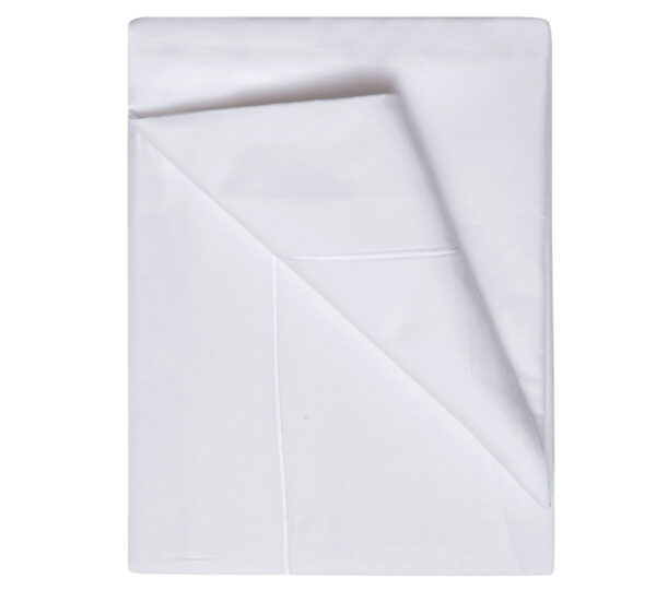 400 Thread Count White Flat Sheet